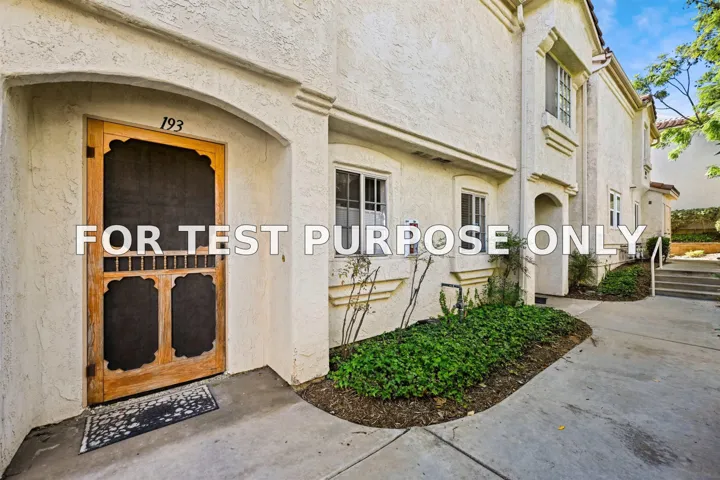 Demo/Test Data 740 Breeze Hill Rd Unit 193, Vista, CA 92081