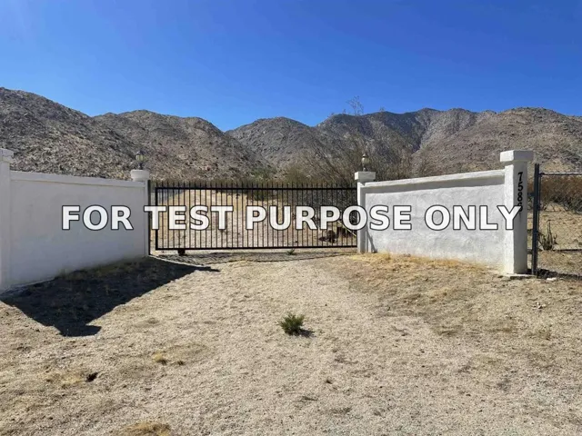 Demo/Test Data Grubstake, Julian, CA 92036