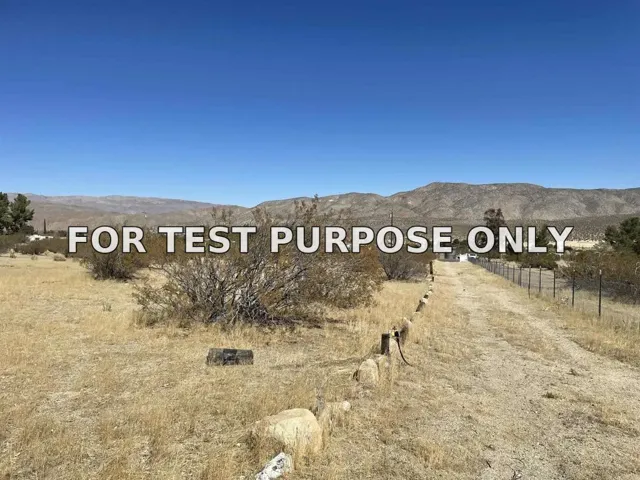 Demo/Test Data Grubstake, Julian, CA 92036