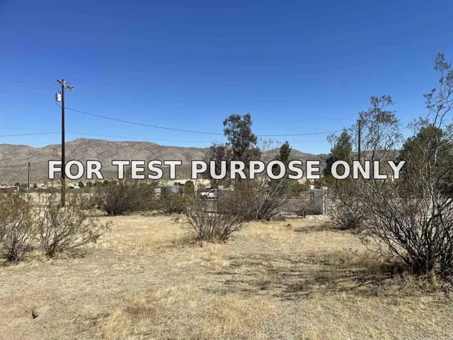 Demo/Test Data Grubstake, Julian, CA 92036