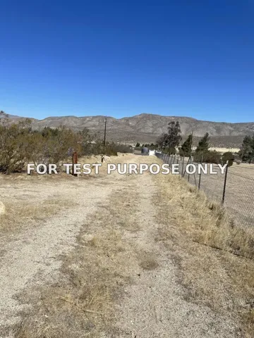 Demo/Test Data Grubstake, Julian, CA 92036
