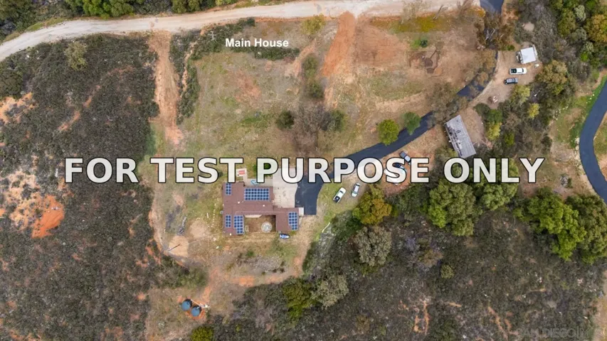 Demo/Test Data 21908 Japatul Ln, Alpine, CA 91901