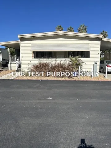 Demo/Test Data 1501 Anza Avenue Unit 5, Vista, CA 92084