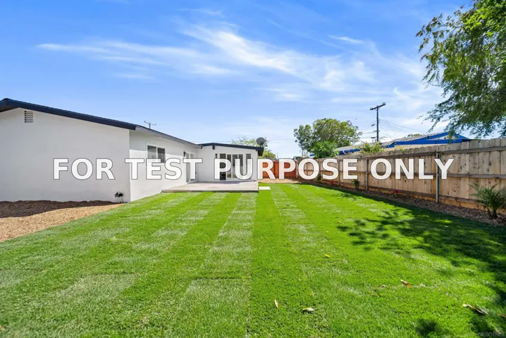 Demo/Test Data 3816 Mount Abraham Ave, San Diego, CA 92111