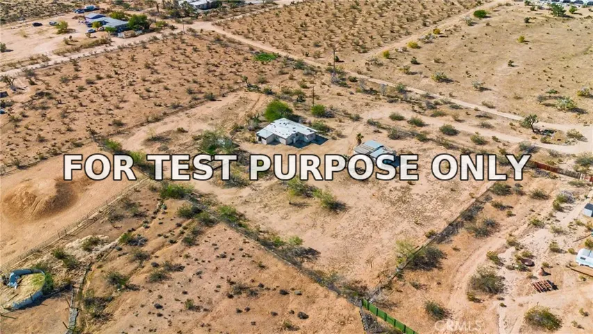 Demo/Test Data 55525 Ornelas Lane, Landers, CA 92285