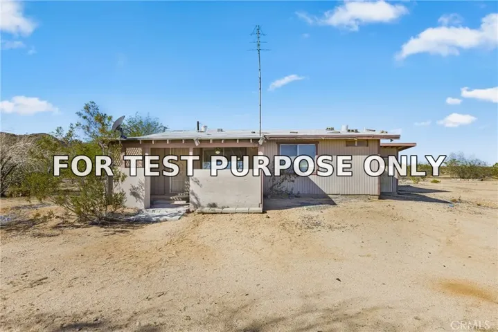 Demo/Test Data 55525 Ornelas Lane, Landers, CA 92285
