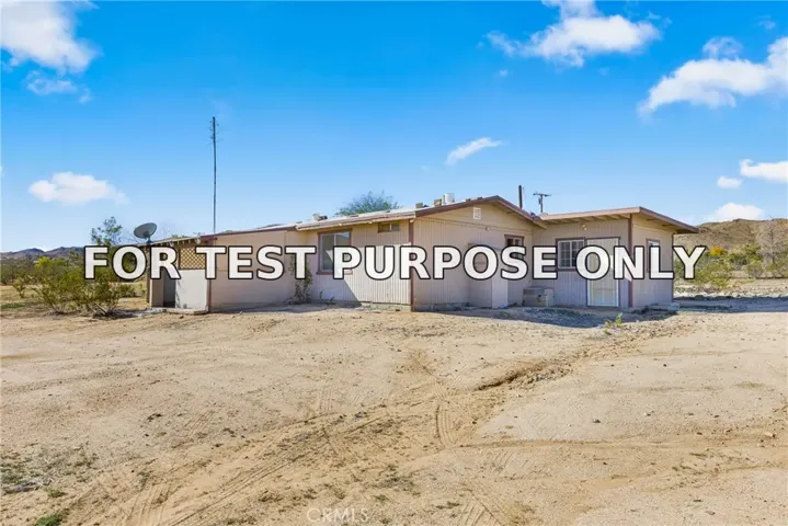 Demo/Test Data 55525 Ornelas Lane, Landers, CA 92285