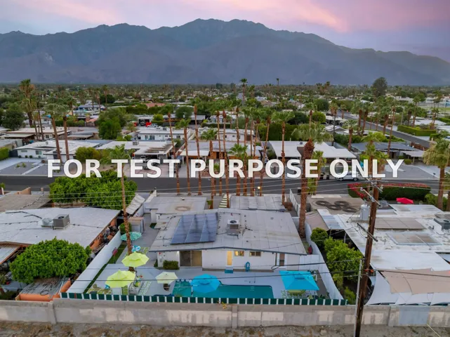 Demo/Test Data 812 S Calle Paul, Palm Springs, CA 92264