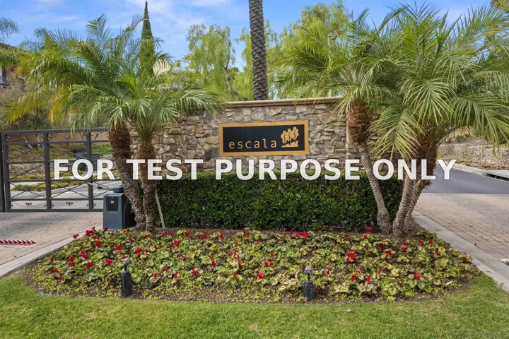 Demo/Test Data 2517 Escala Circle, San Diego, CA 92108