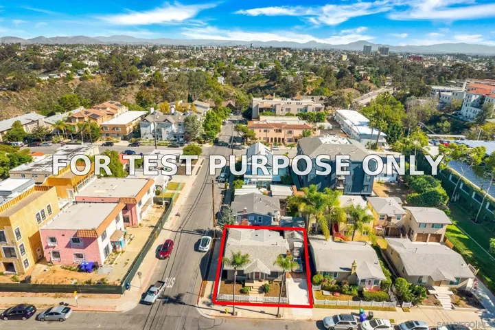 Demo/Test Data 4193 4th Ave., San Diego, CA 92103