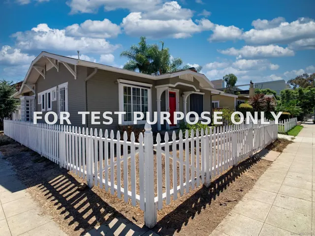 Demo/Test Data 4193 4th Ave., San Diego, CA 92103