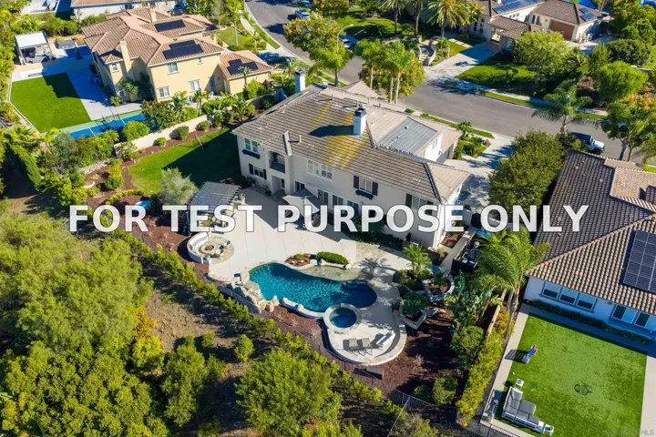 Demo/Test Data 10055 Winecrest Rd, San Diego, CA 92127