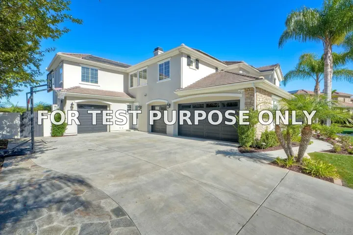 Demo/Test Data 10055 Winecrest Rd, San Diego, CA 92127