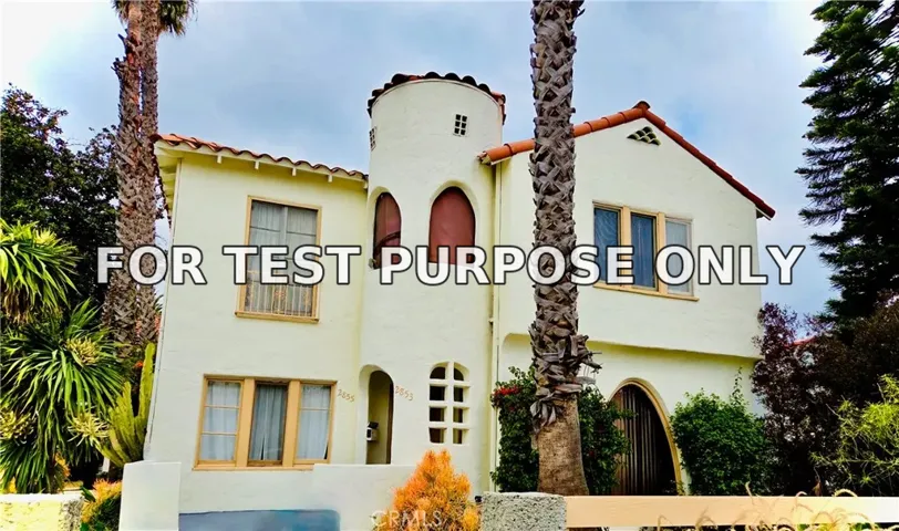 Demo/Test Data 2853 Buckingham Road, Los Angeles, CA 90016