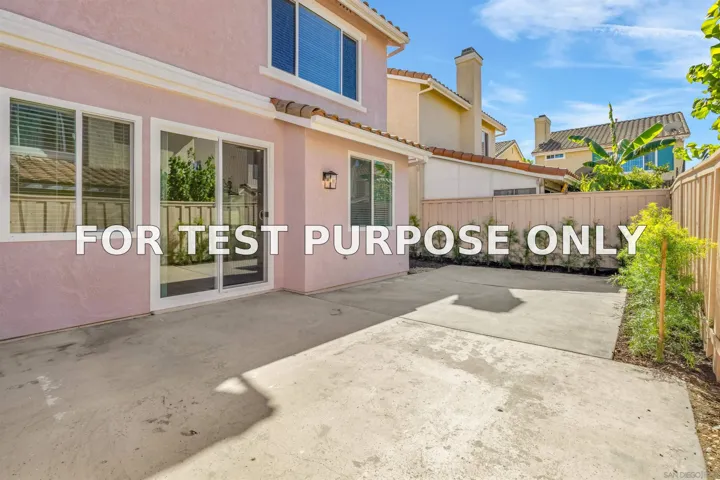Demo/Test Data 10794 Westonhill Drive, San Diego, CA 92126
