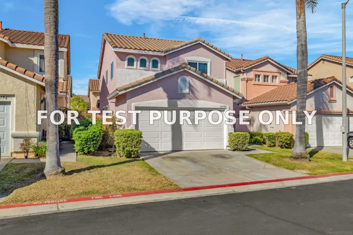 Demo/Test Data 10794 Westonhill Drive, San Diego, CA 92126