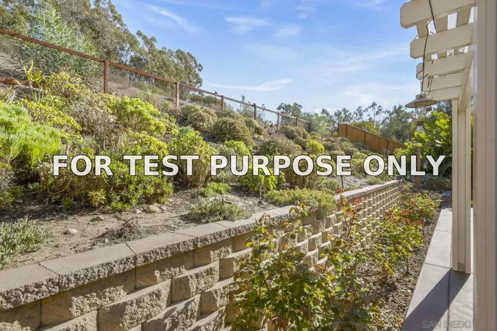 Demo/Test Data 12061 Rue Des Amis, San Diego, CA 92131