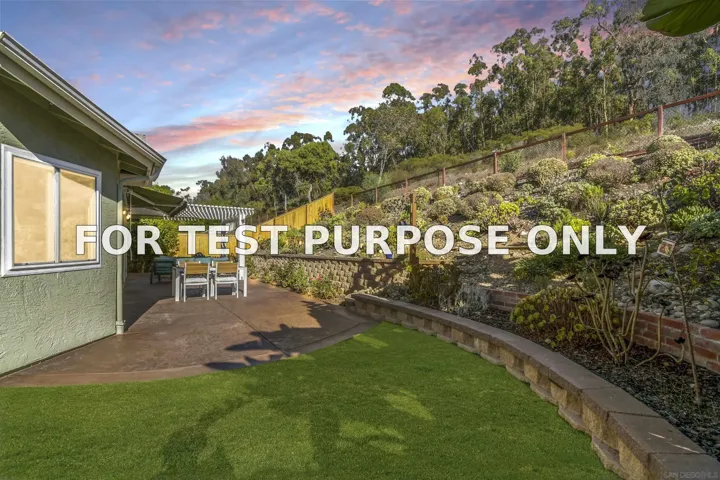 Demo/Test Data 12061 Rue Des Amis, San Diego, CA 92131