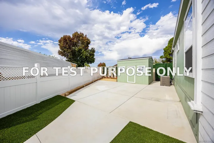 Demo/Test Data 10771 Black Mountain Rd Unit Spc 92, San Diego, CA 92126