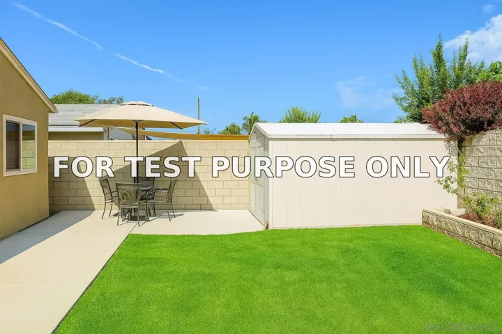 Demo/Test Data 1535 Oakden, San Diego, CA 92154
