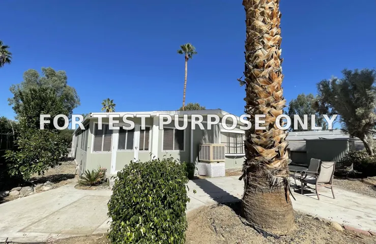 Demo/Test Data 1010 Palm Canyon Dr Unit 167, Borrego Springs, CA 92004