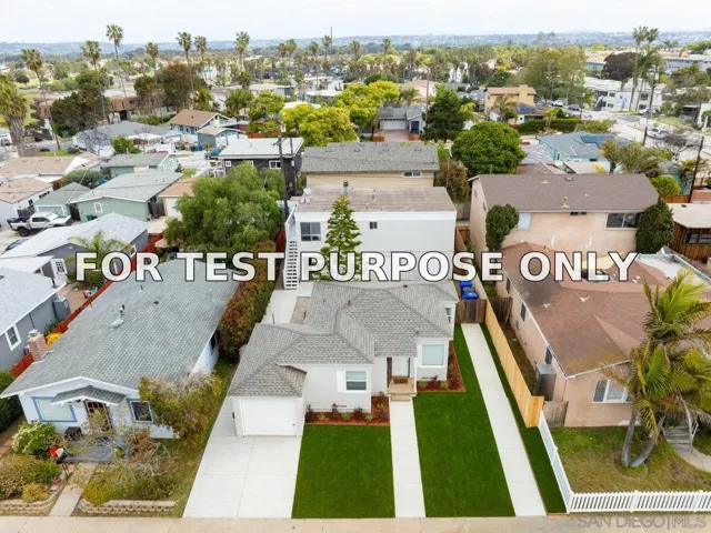 Demo/Test Data 4614-4616 Larkspur St, San Diego, CA 92107