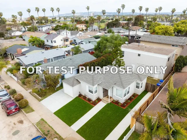 Demo/Test Data 4614-4616 Larkspur St, San Diego, CA 92107
