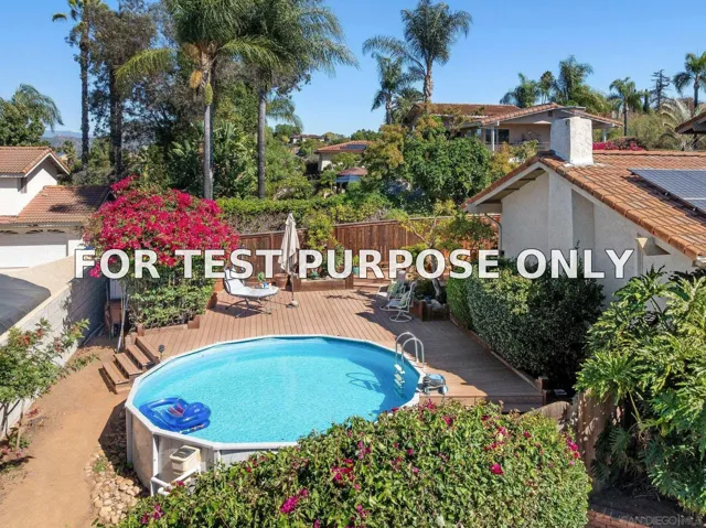 Demo/Test Data 1322 Loma De Paz, Escondido, CA 92027