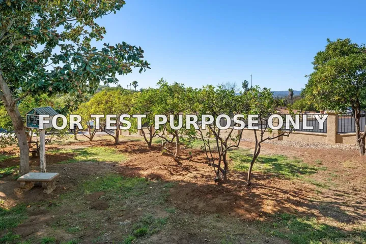 Demo/Test Data 1322 Loma De Paz, Escondido, CA 92027