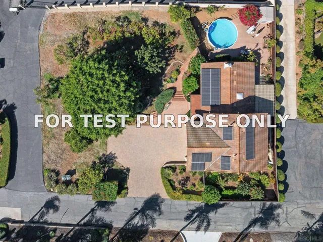 Demo/Test Data 1322 Loma De Paz, Escondido, CA 92027
