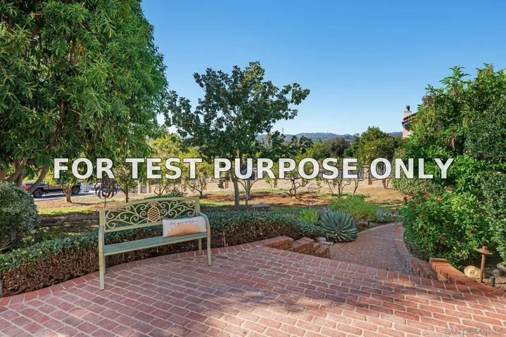 Demo/Test Data 1322 Loma De Paz, Escondido, CA 92027