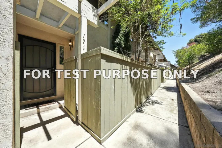Demo/Test Data 3930 60th Street Unit 171, San Diego, CA 92115