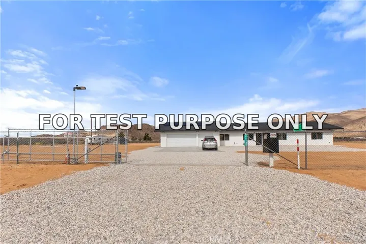 Demo/Test Data 11725 Lagartijo Drive, Apple Valley, CA 92308