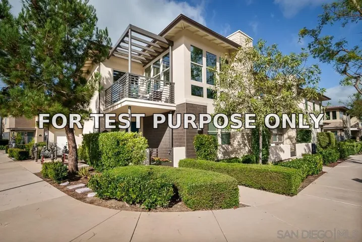 Demo/Test Data 16750 Coyote Bush Dr. Unit 19, San Diego, CA 92127