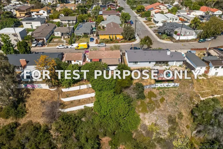Demo/Test Data 2541 Haller St, San Diego, CA 92104