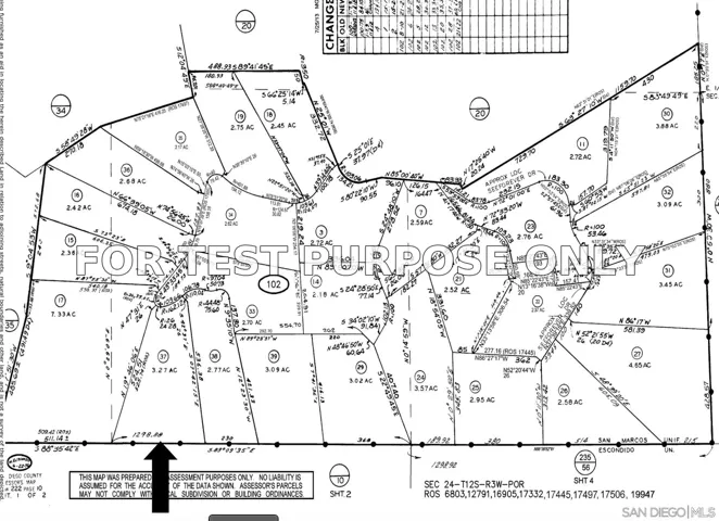 Demo/Test Data 0 Coronado Hills Dr Unit 37, San Marcos, CA 92078