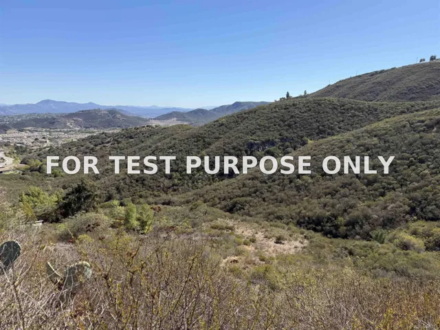 Demo/Test Data 0 Coronado Hills Dr Unit 37, San Marcos, CA 92078