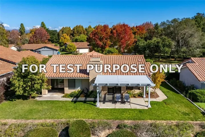 Demo/Test Data 639 Barberry Way, Nipomo, CA 93444