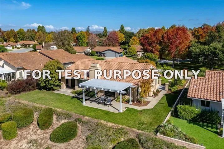 Demo/Test Data 639 Barberry Way, Nipomo, CA 93444