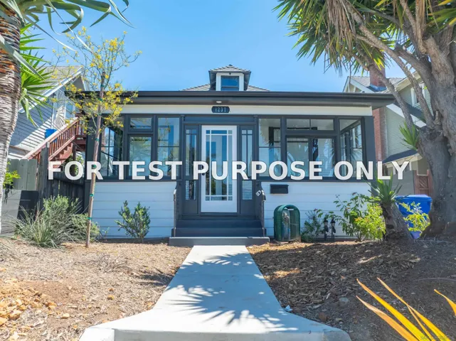 Demo/Test Data 1237-39 Lincoln Avenue, San Diego, CA 92103