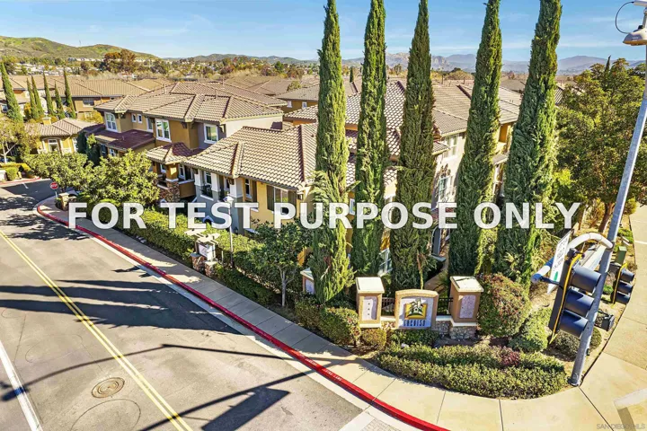 Demo/Test Data 162 Via Montisi, Santee, CA 92071