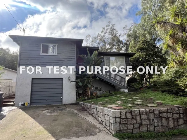Demo/Test Data 1365 Pine Dr, El Cajon, CA 92020
