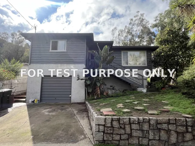 Demo/Test Data 1365 Pine Dr, El Cajon, CA 92020