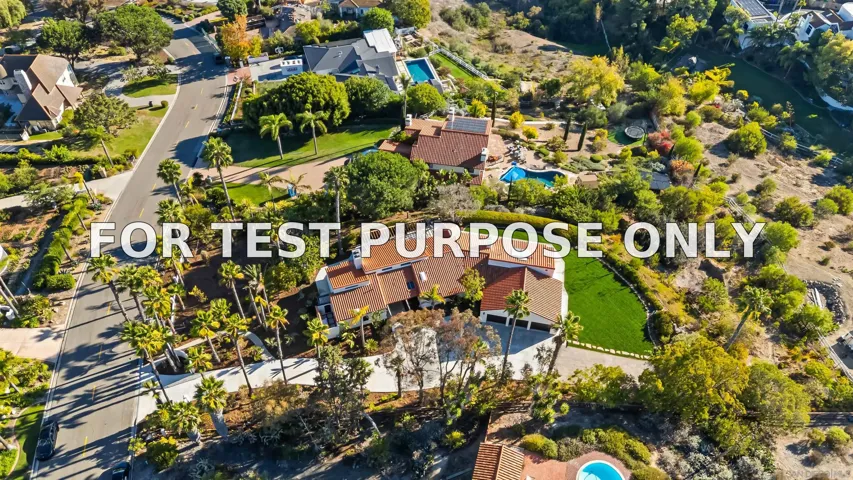 Demo/Test Data 1170 Rancho Encinitas Dr, Encinitas, CA 92024