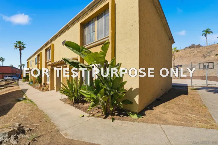 Demo/Test Data 1687 Pentecost Way Unit 4, San Diego, CA 92105