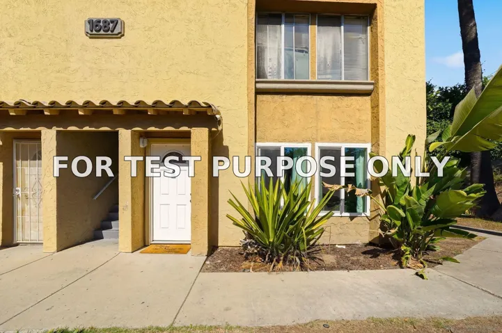 Demo/Test Data 1687 Pentecost Way Unit 4, San Diego, CA 92105