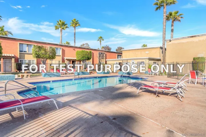 Demo/Test Data 1687 Pentecost Way Unit 4, San Diego, CA 92105