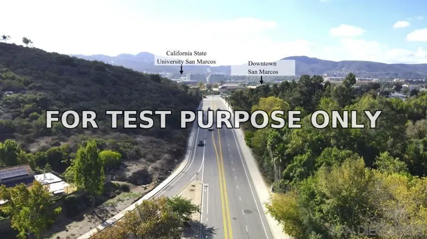 Demo/Test Data 545-551 Woodward St, San Marcos, CA 92069