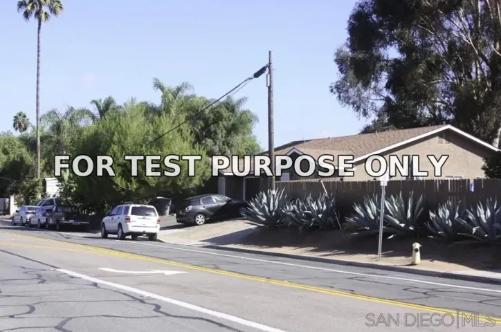 Demo/Test Data 545-551 Woodward St, San Marcos, CA 92069