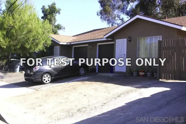 Demo/Test Data 545-551 Woodward St, San Marcos, CA 92069